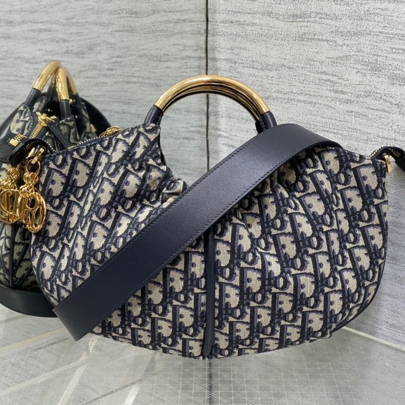 高仿Dior*Walk'n系列M451M928小牛皮手提單肩包印花免檢版