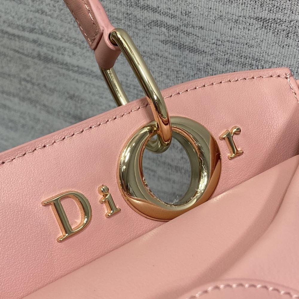 高仿Dior*26SS系列M0739NTU新款徽標手提包粉色免檢版