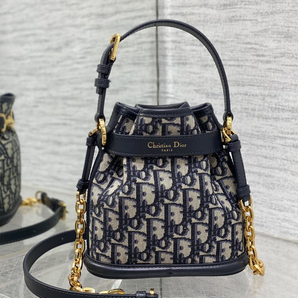 高仿Dior*Cest系列M227M928印花水桶包小號免檢版