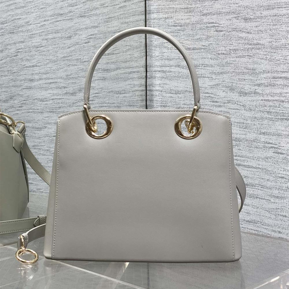 高仿Dior*26SS系列M0734GTU新款徽標手提包灰色免檢版