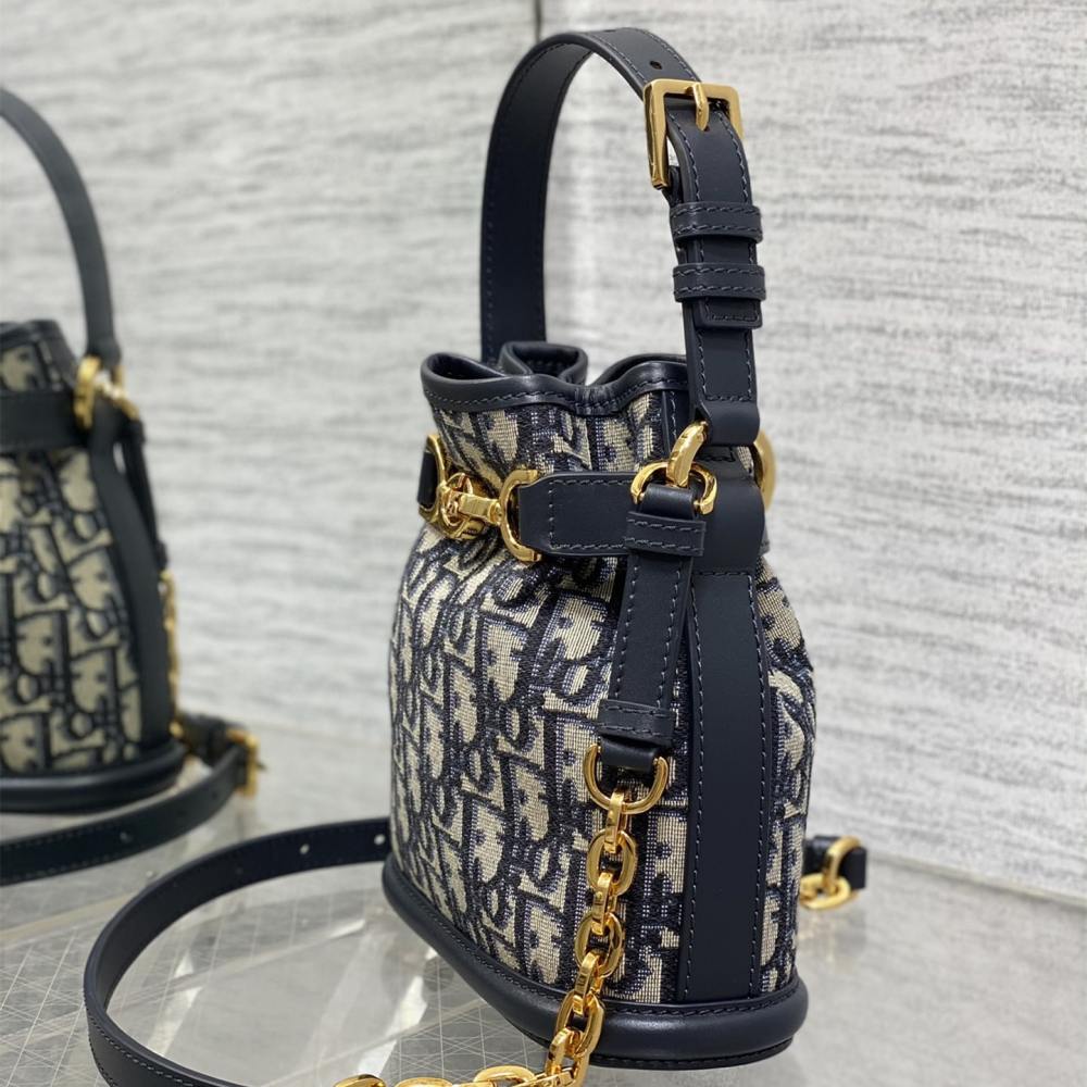 高仿Dior*Cest系列M227M928印花水桶包小號免檢版