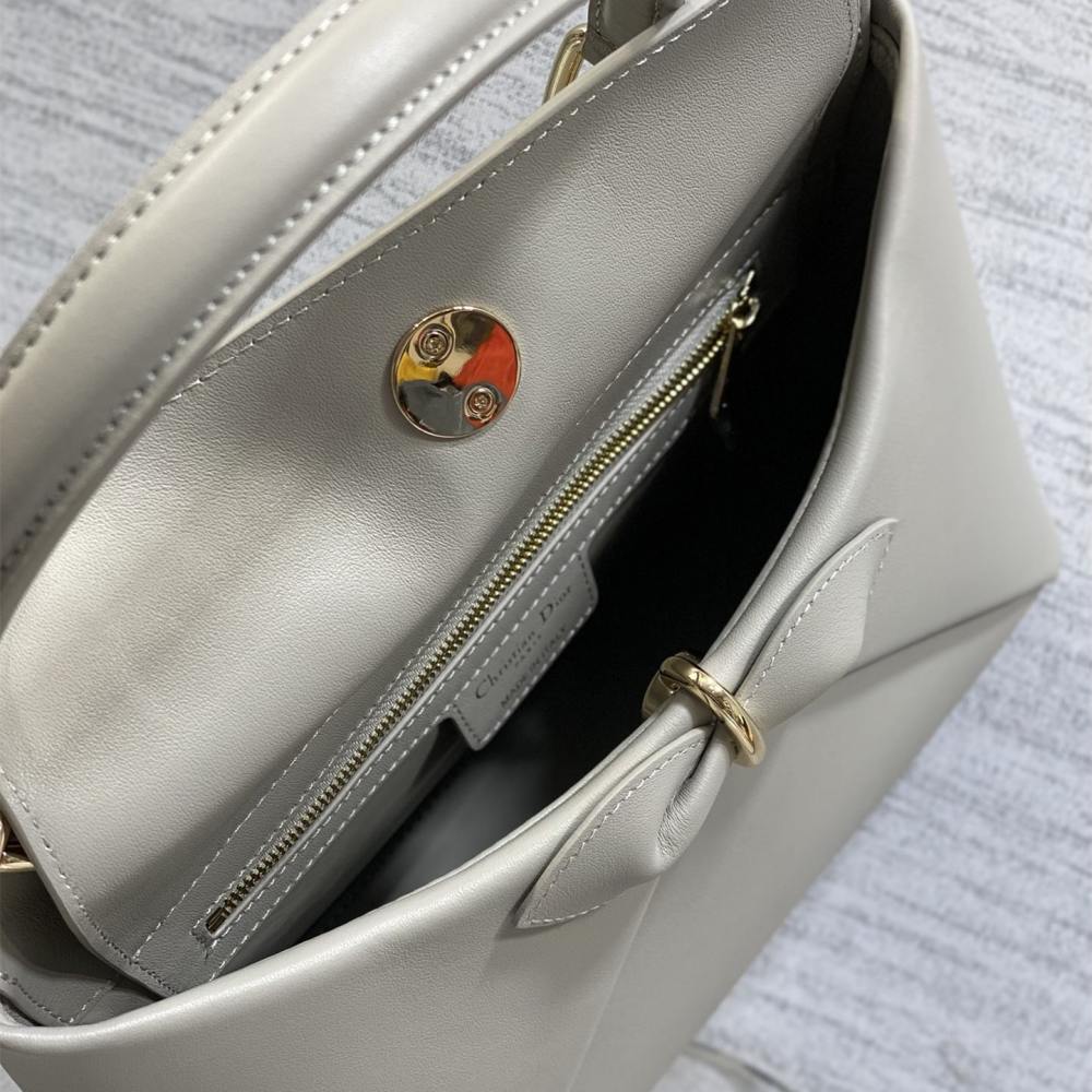 高仿Dior*26SS系列M0734GTU新款徽標手提包灰色免檢版