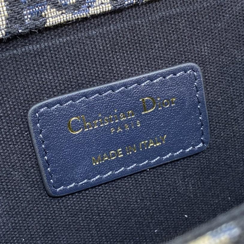 高仿Dior*Montaigne系列M933M928單肩包藍色小號免檢版