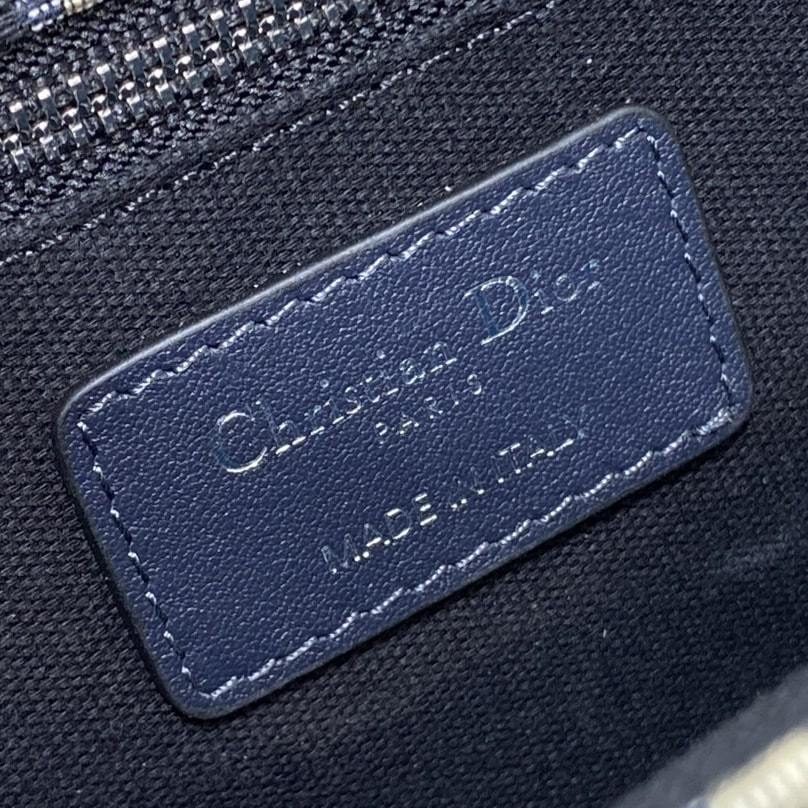 高仿Dior*Montaigne系列M921M928單肩包藍色常規免檢版