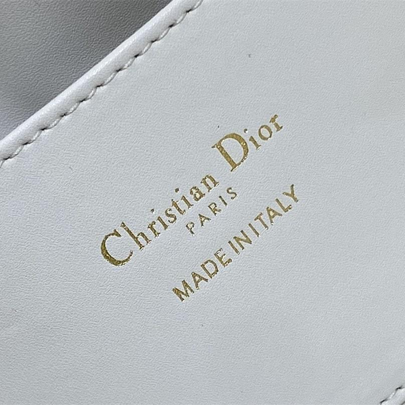 高仿Dior*Walk'n系列M451M030小牛皮手提單肩包白色免檢版