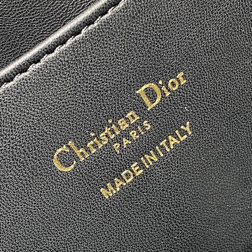 高仿Dior*Walk'n系列M451M900小牛皮手提單肩包黑色免檢版