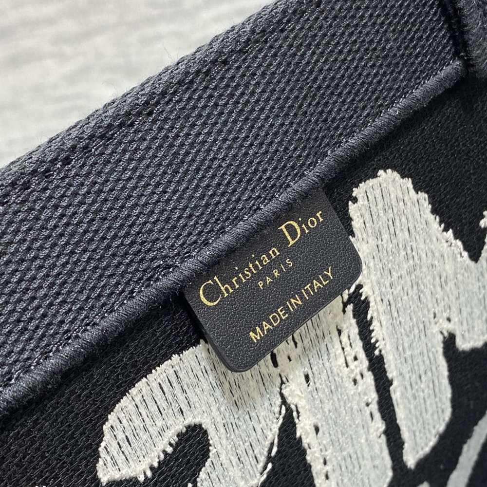 高仿Dior*BookTote系列M129M993購物袋Miss黑色中號免檢版