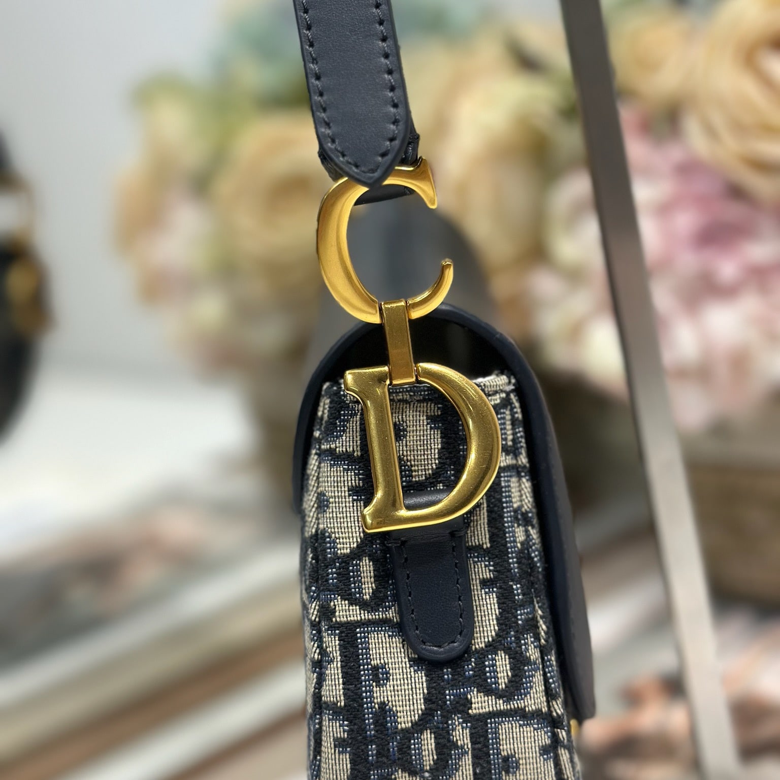 高仿Dior Saddle 馬鞍造型翻蓋