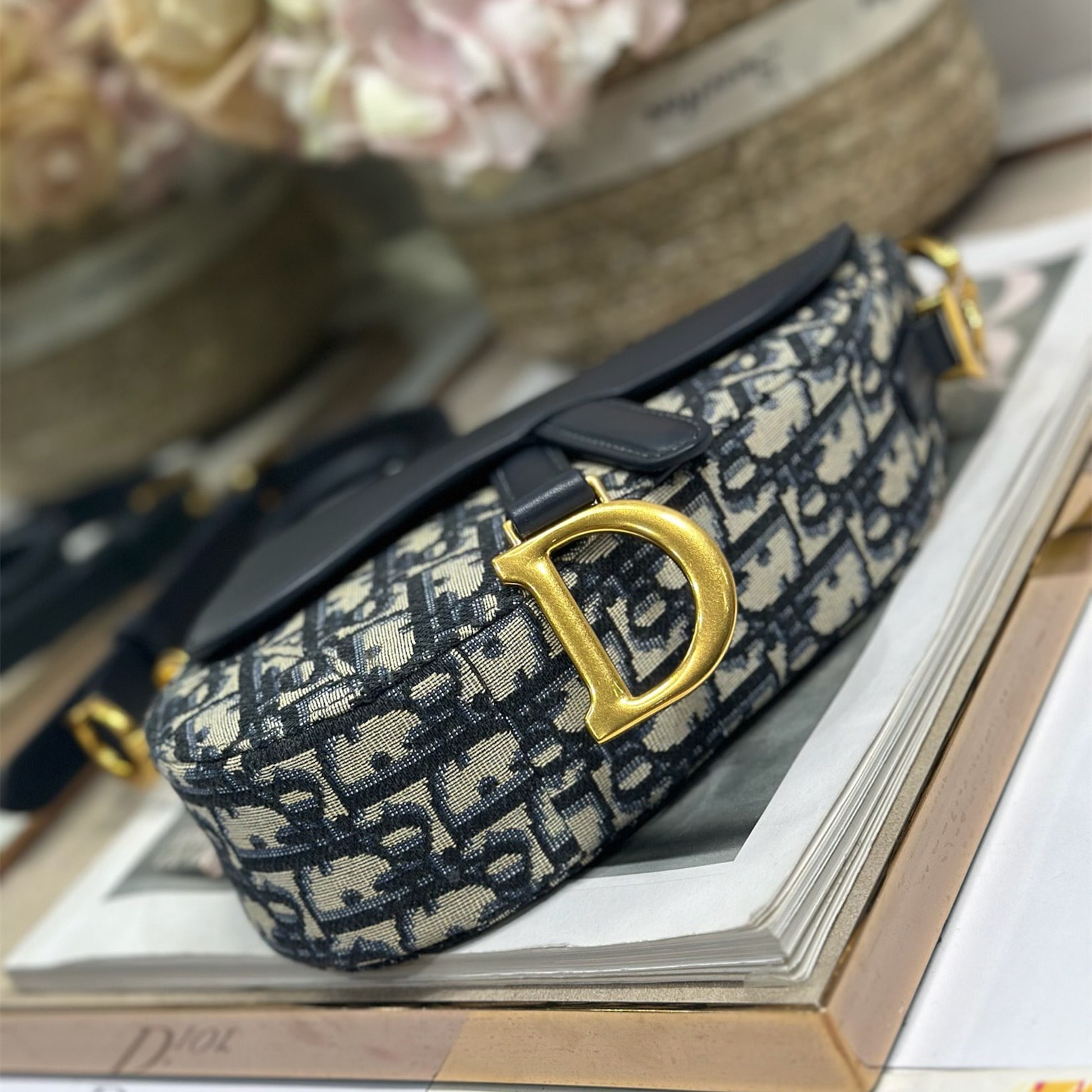 復刻Dior Saddle 內裡小牛皮