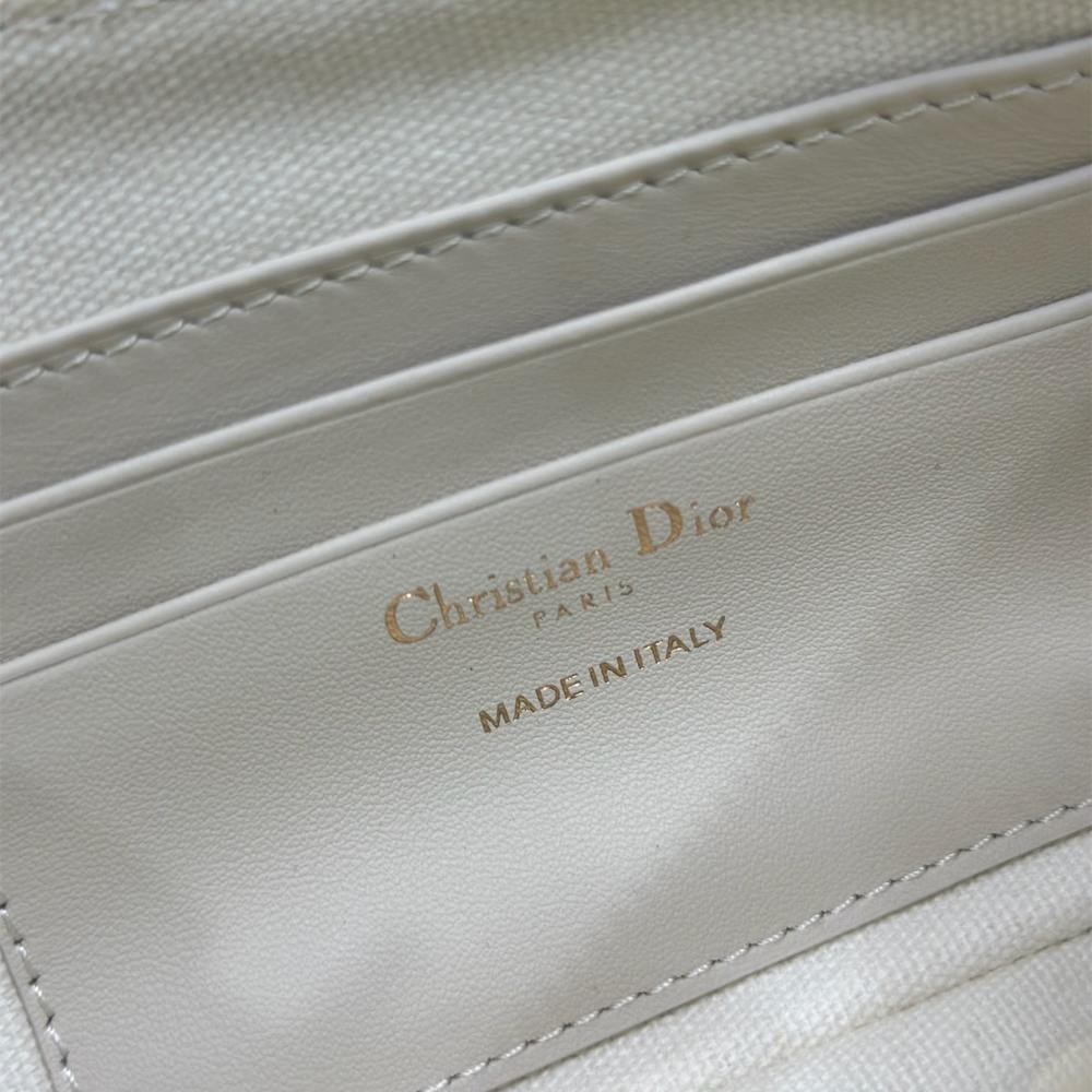 高仿Dior*Montaigne系列S239M925米色印花單肩包Mini免檢版