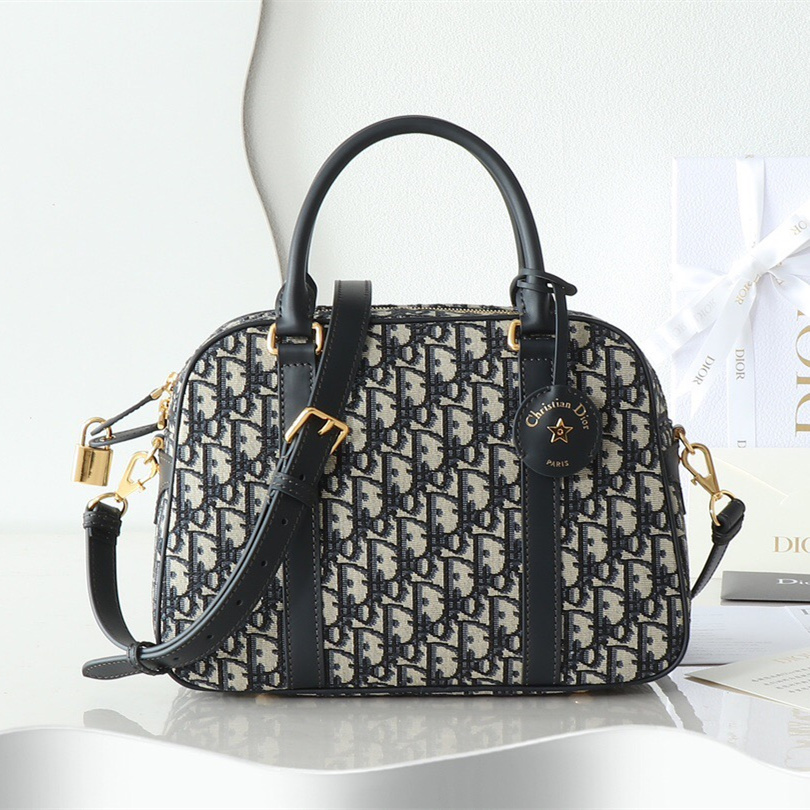 高仿Dior*Vibe系列M134M928保齡球手袋印花大號免檢版