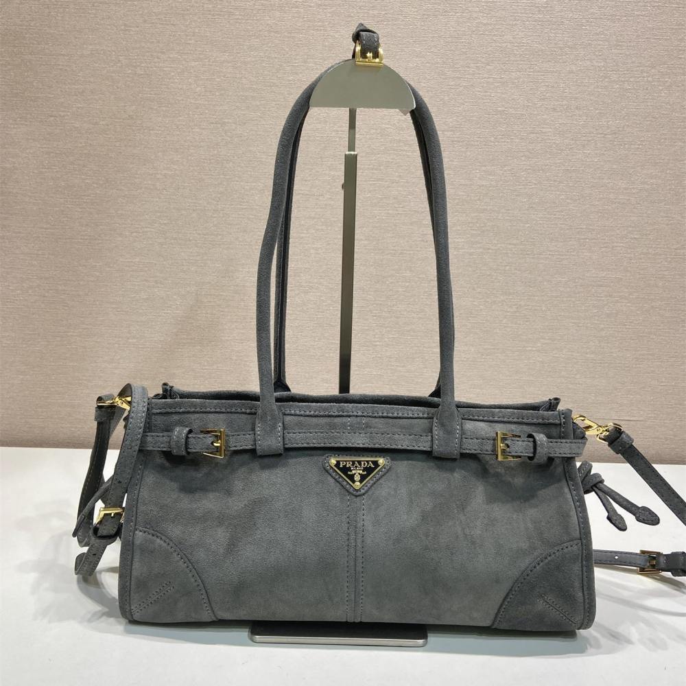 高仿Prada*Bonnie系列1BA426手提單肩包空軍藍小號免檢版