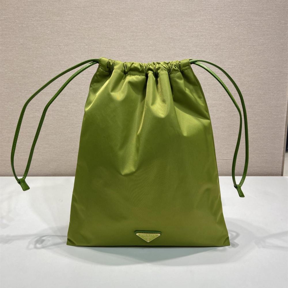 高仿Prada*RE-Nylon系列1NK001收納袋綠色免檢版