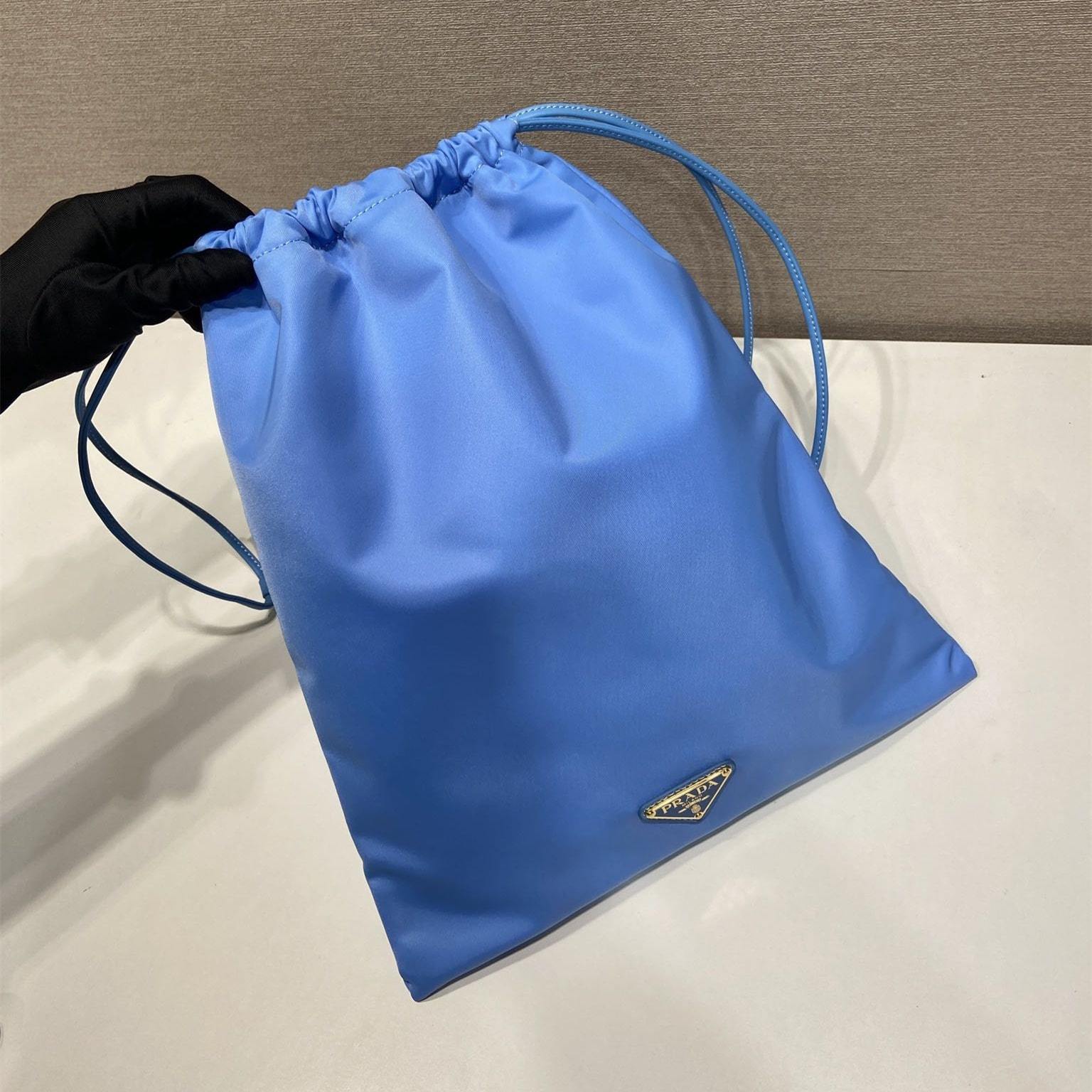 高仿Prada*RE-Nylon系列1NK001收納袋藍色免檢版
