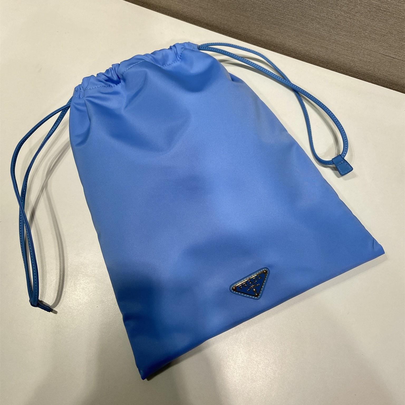 高仿Prada*RE-Nylon系列1NK001收納袋藍色免檢版