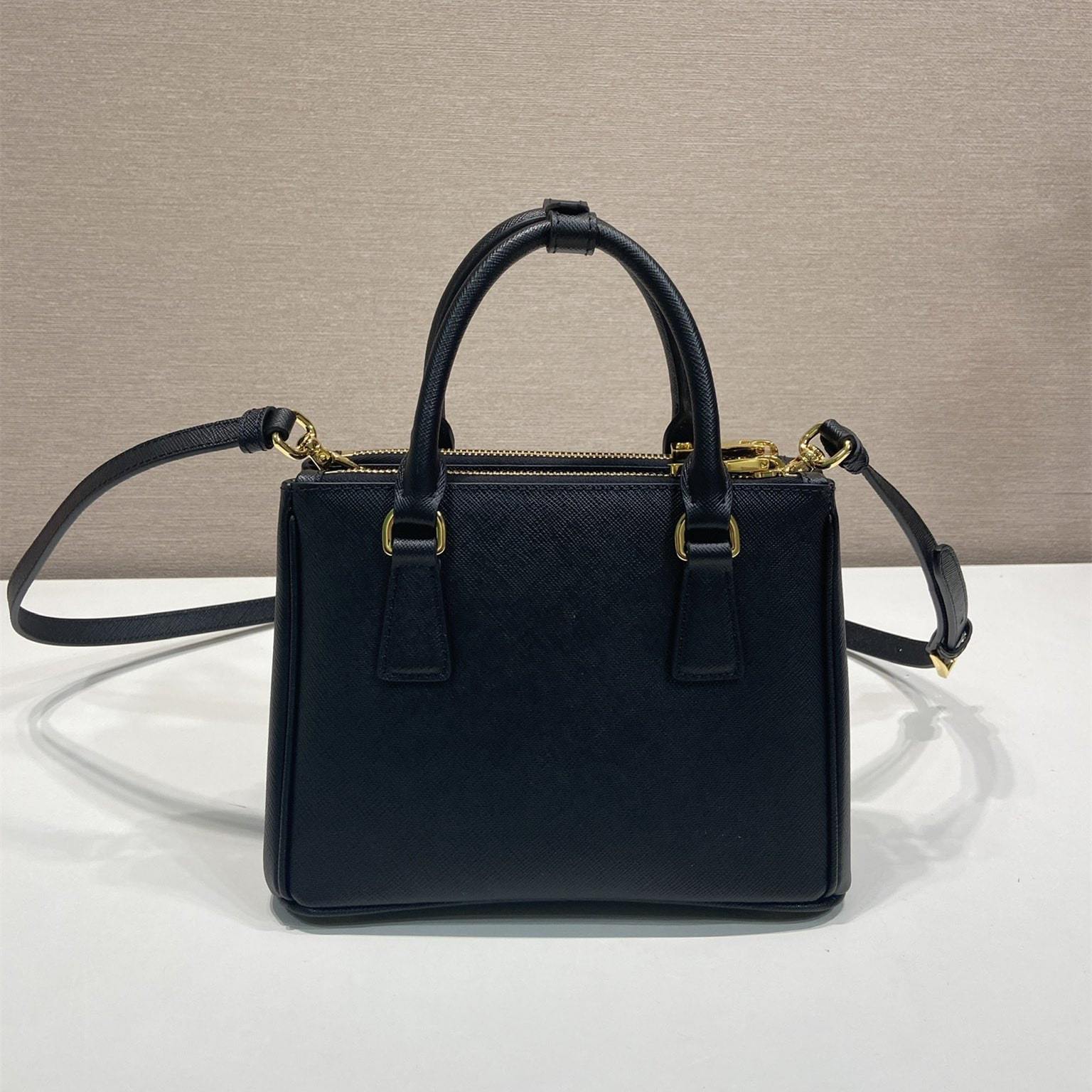 高仿Prada*Galleria系列1BA907手提包Mini黑色免檢版