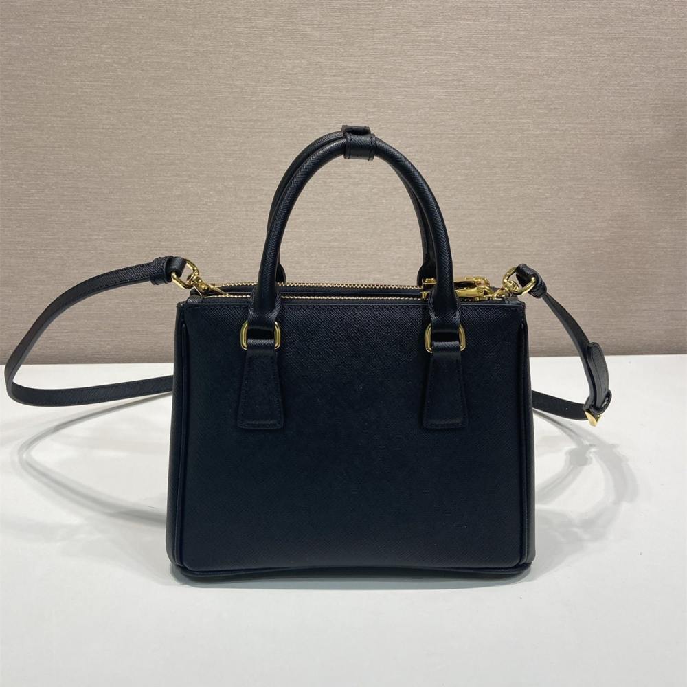 高仿Prada*Galleria系列1BA907手提包Mini黑色免檢版