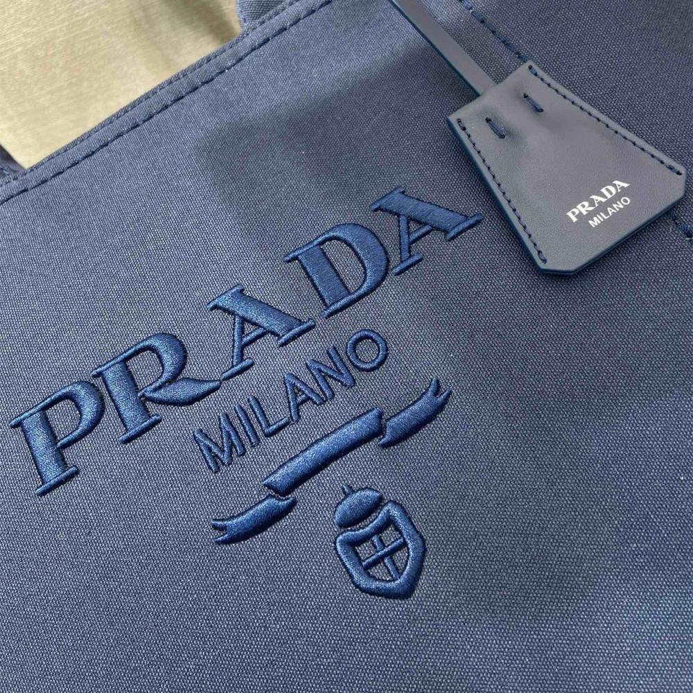 高仿Prada*Jardiniere系列2VG131單肩手提袋男士深藍色免檢版