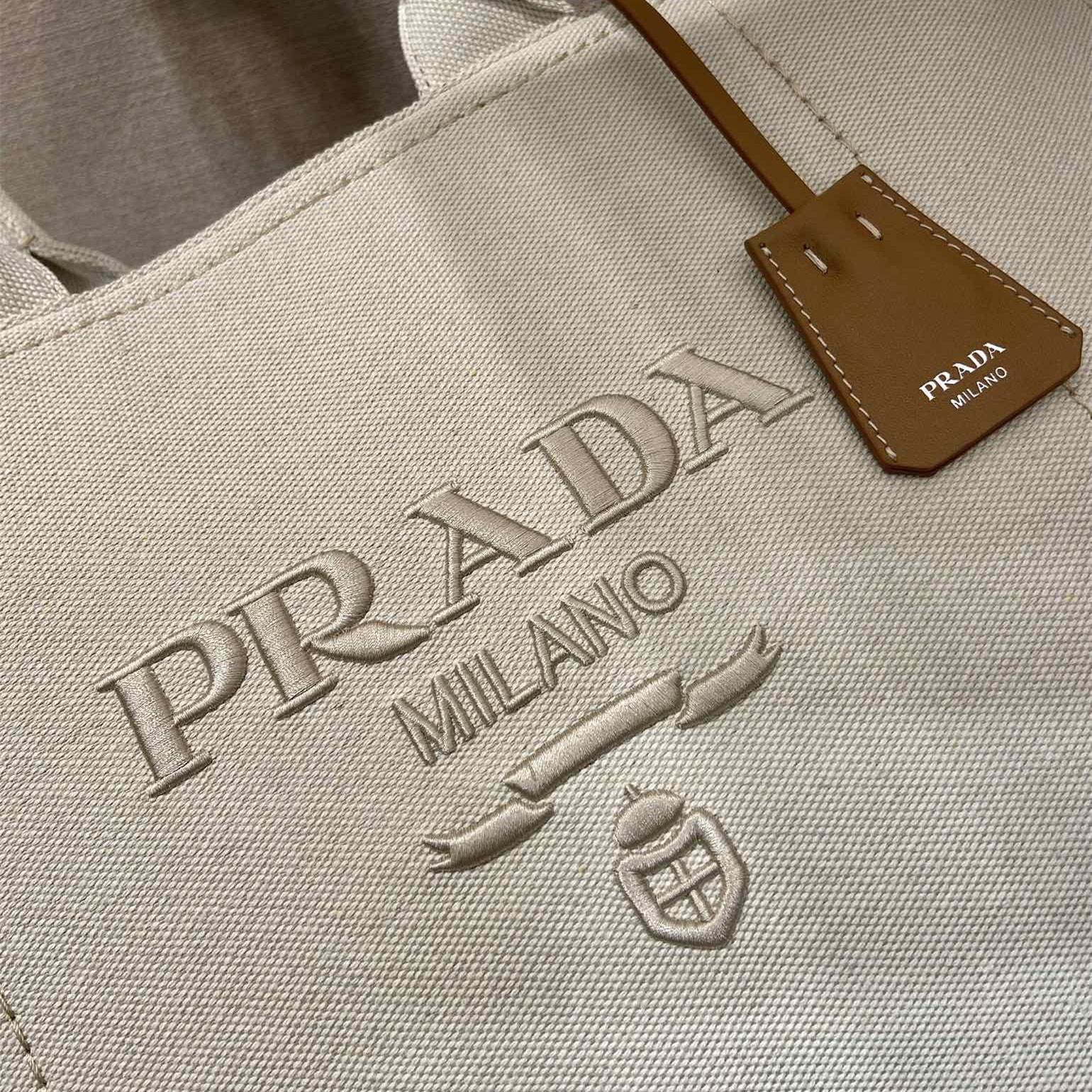 高仿Prada*Jardiniere系列2VG131單肩手提袋男士白色免檢版