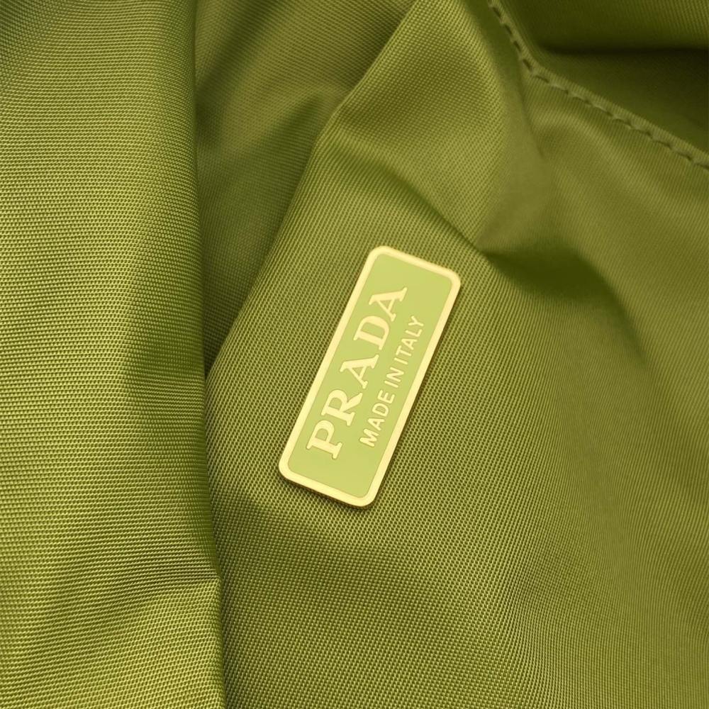 高仿Prada*RE-Nylon系列1NK001收納袋綠色免檢版