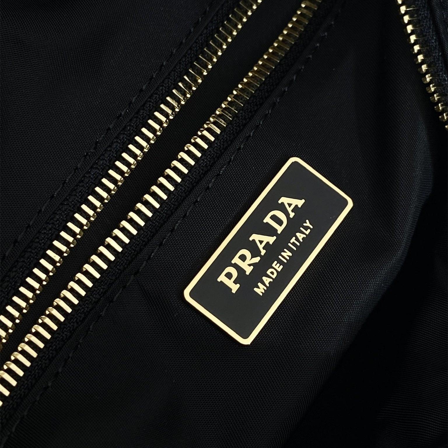 高仿Prada*RE-Nylon系列1BC264單肩包黑色免檢版