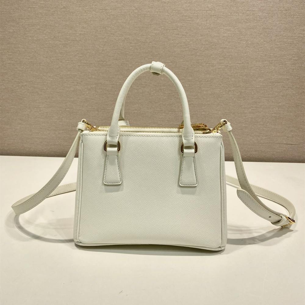 高仿Prada*Galleria系列1BA907手提包Mini白色免檢版