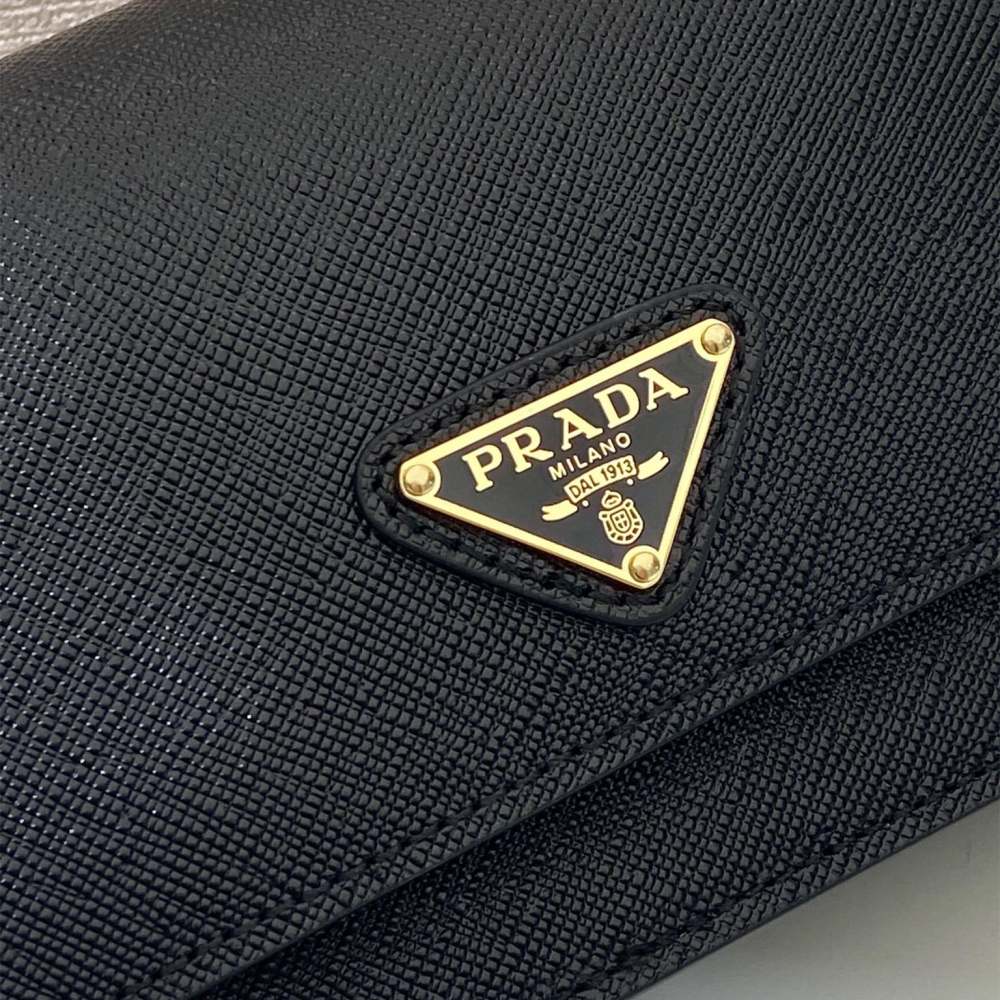 高仿Prada*Saffano系列1NF059斜挎包黑色Mini免檢版