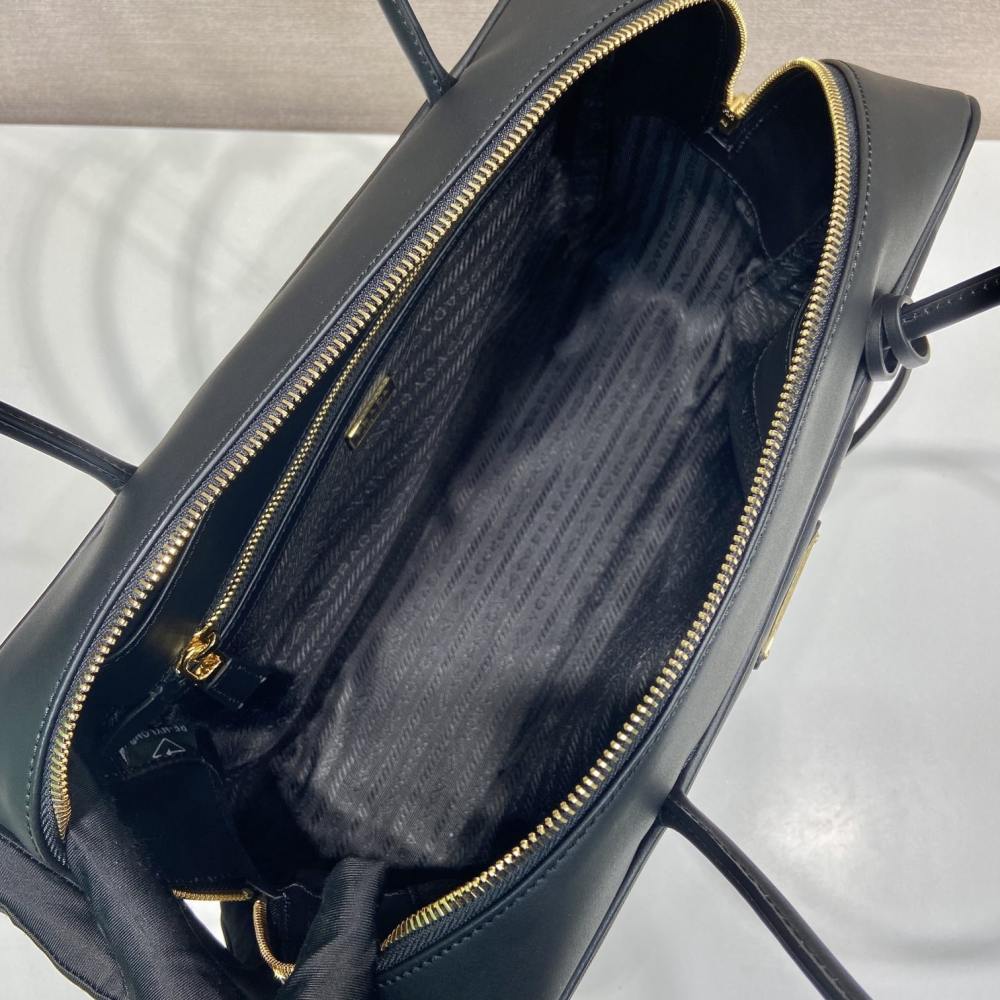 高仿Prada*RE-Nylon系列1BB131單肩手提袋黑色大號免檢版