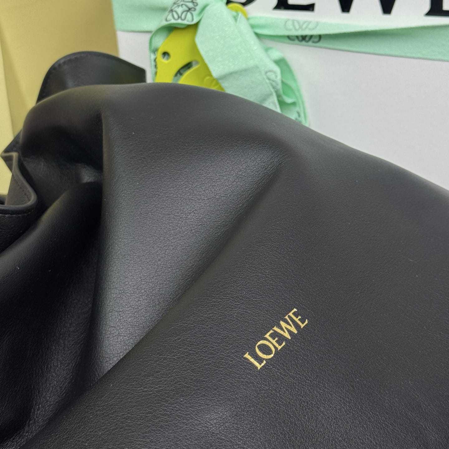高仿Loewe*Flamenco系列1100購物袋黑色大號免檢版