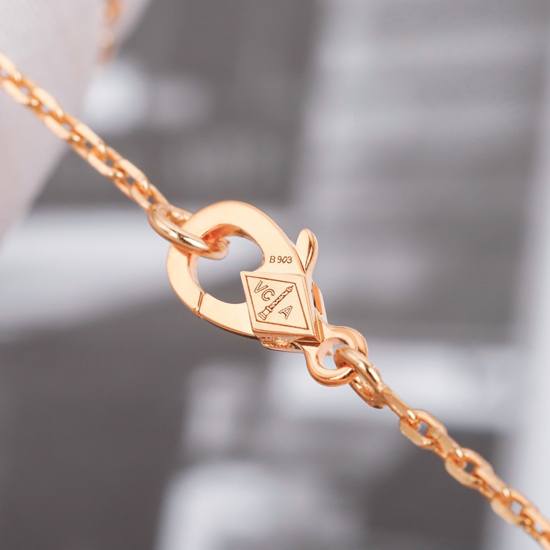 高仿首飾VanCleef&Arpels*RP7R100瓢蟲玫瑰金手鏈