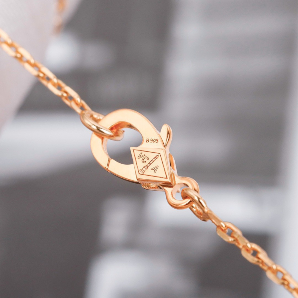 高仿首飾VanCleef&Arpels*RP7R100瓢蟲玫瑰金手鏈