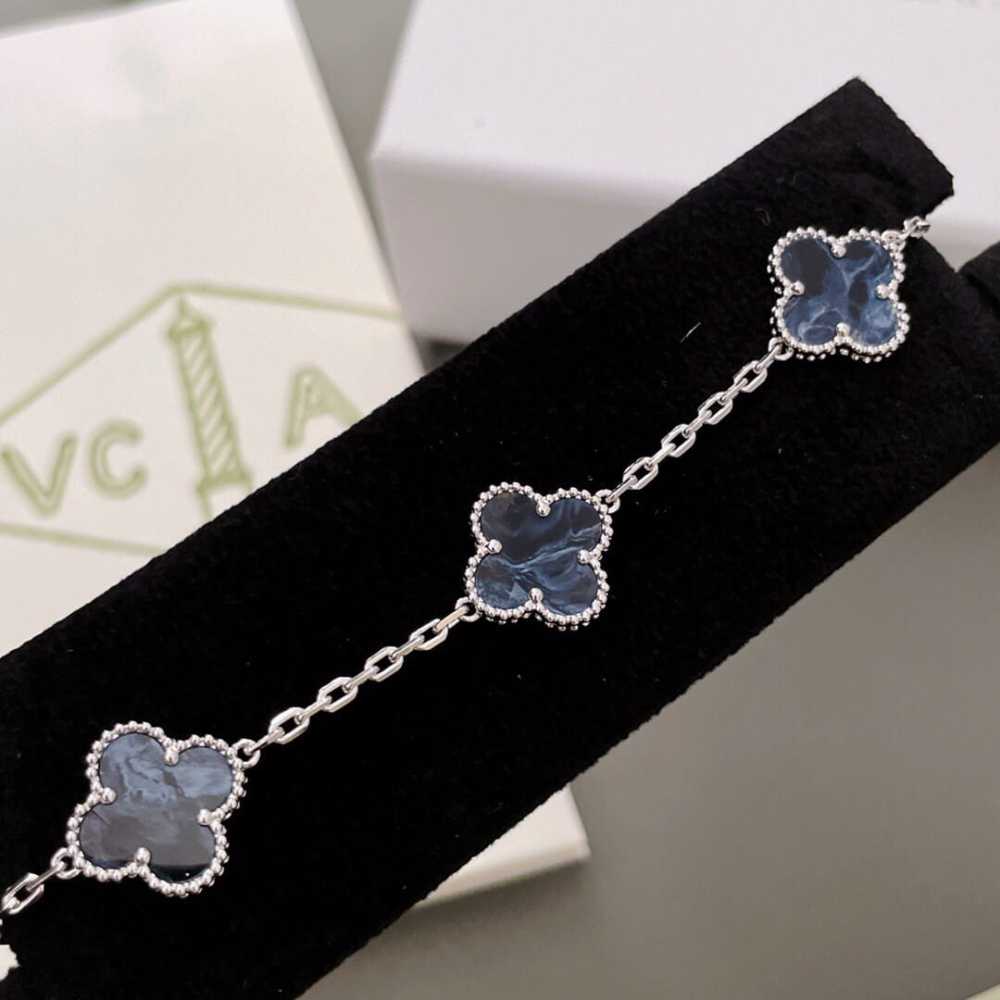 高仿首飾VanCleef&Arpels*RP7S400彼得石白金手鏈