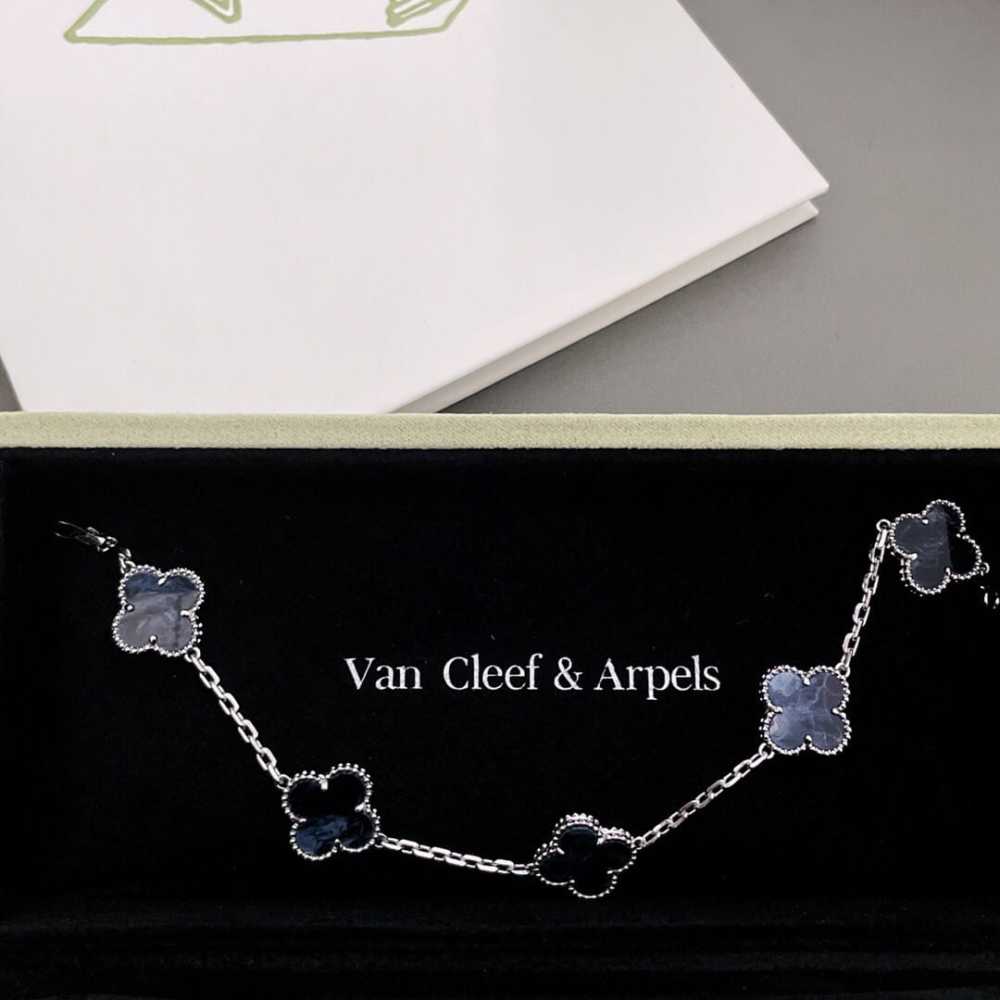 高仿首飾VanCleef&Arpels*RP7S400彼得石白金手鏈