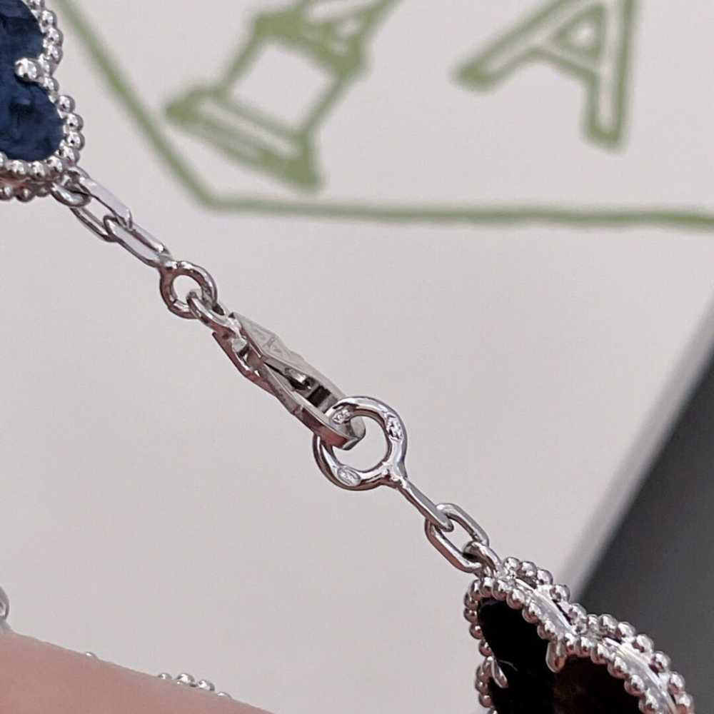 高仿首飾VanCleef&Arpels*RP7S400彼得石白金手鏈