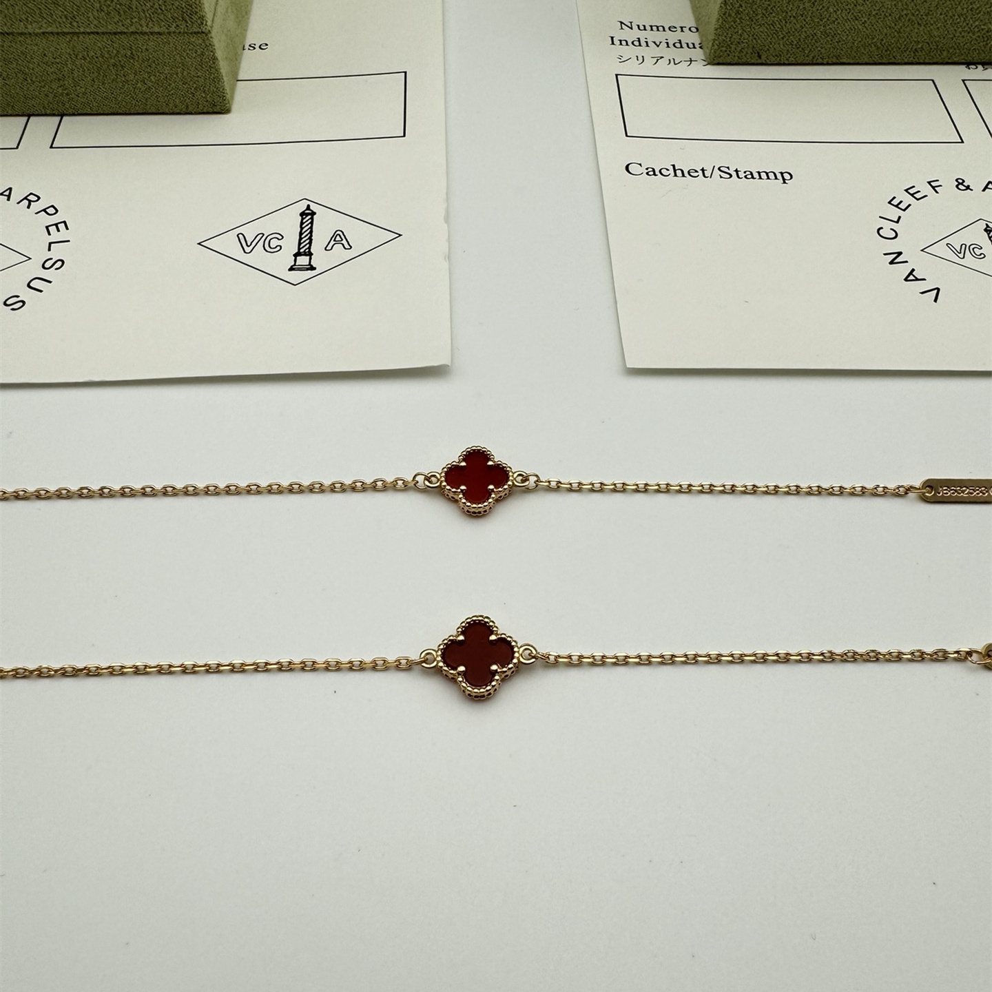 高仿首飾VanCleef&Arpels*RN59K00單花玫瑰金金手鏈