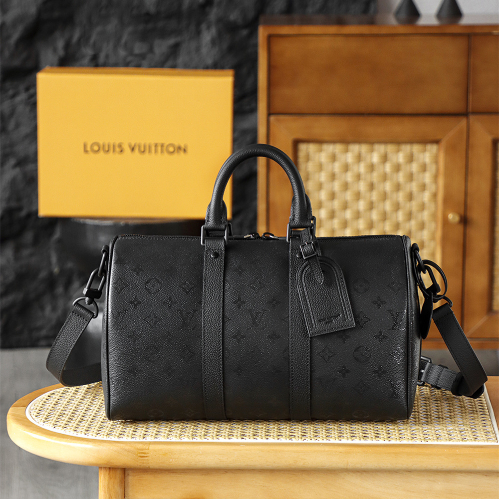 高仿LV*Keepall35系列M28370男士單肩包免檢版
