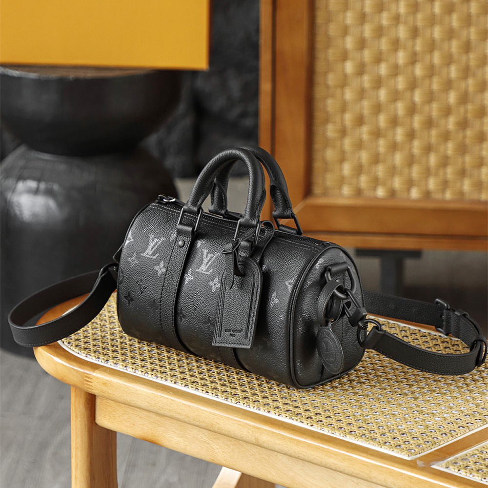 高仿LV*Keepall25系列M28369男士單肩包免檢版