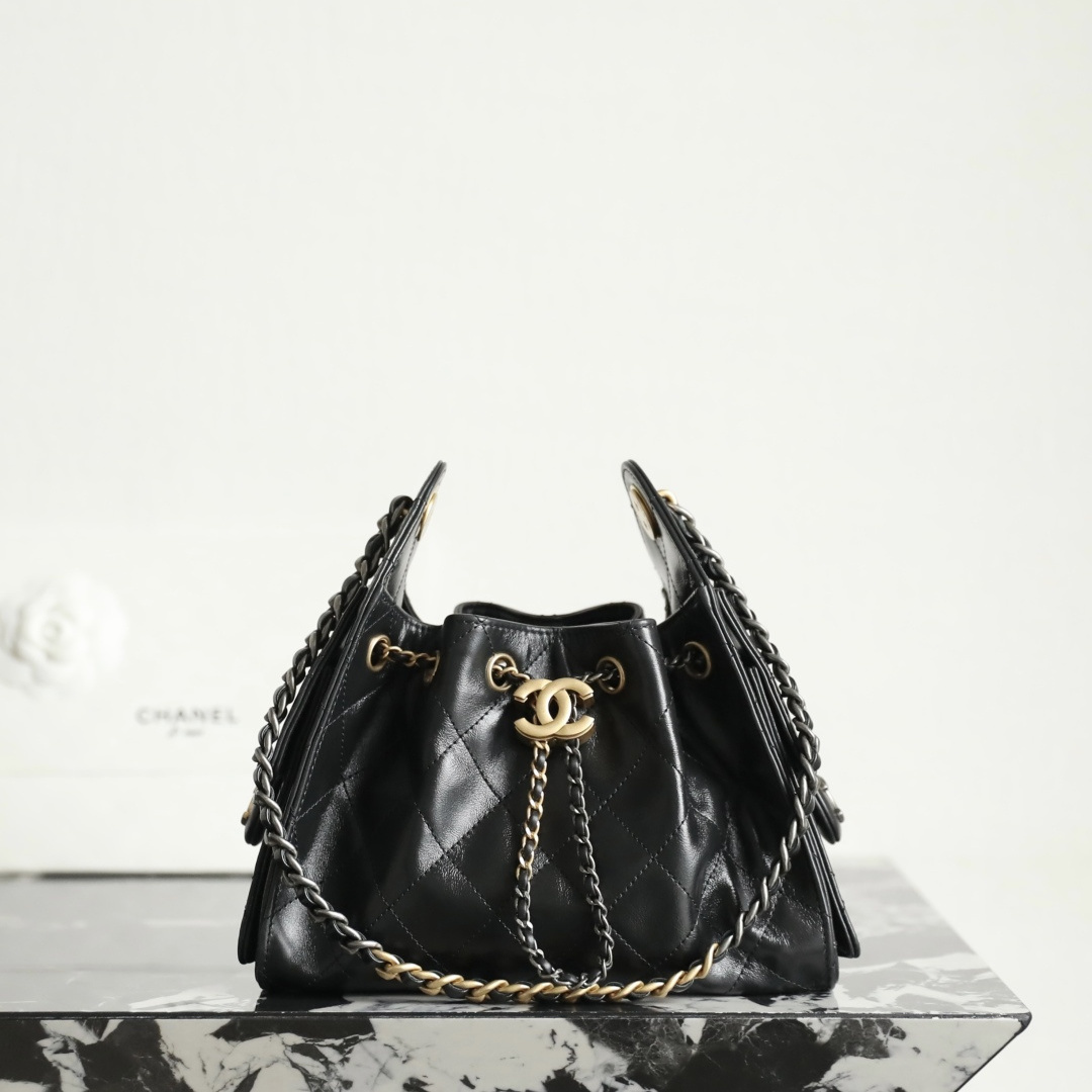 高仿Chanel*26C/25Bag系列AS5631鴛鴦皮穿鏈手袋Mini免檢版