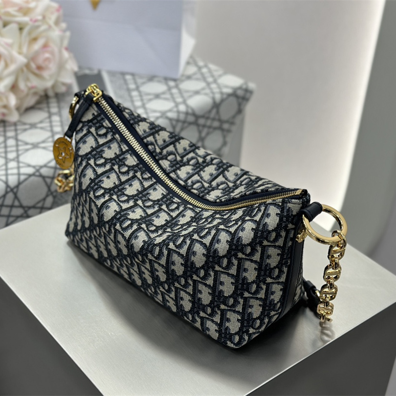 高仿Dior*Star系列S3202M928鏈條單肩腋下包印花免檢版