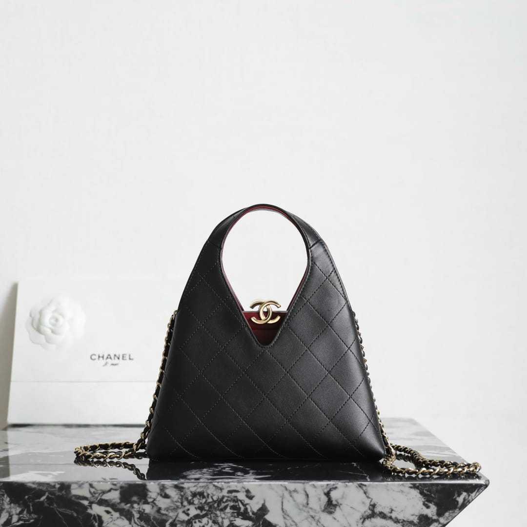 高仿Chanel*26A系列AS6390高級手工坊小牛皮單肩手提袋免檢版