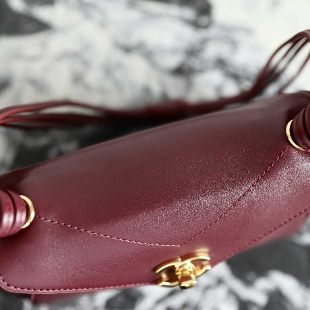 高仿Chanel*26A系列AS6223高級手工坊口蓋包酒紅色小號免檢版