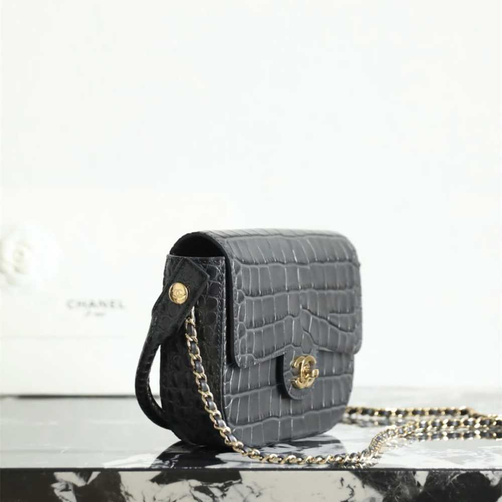 高仿Chanel*26A系列AS6424高級手工坊牛皮鱷魚紋手袋免檢版
