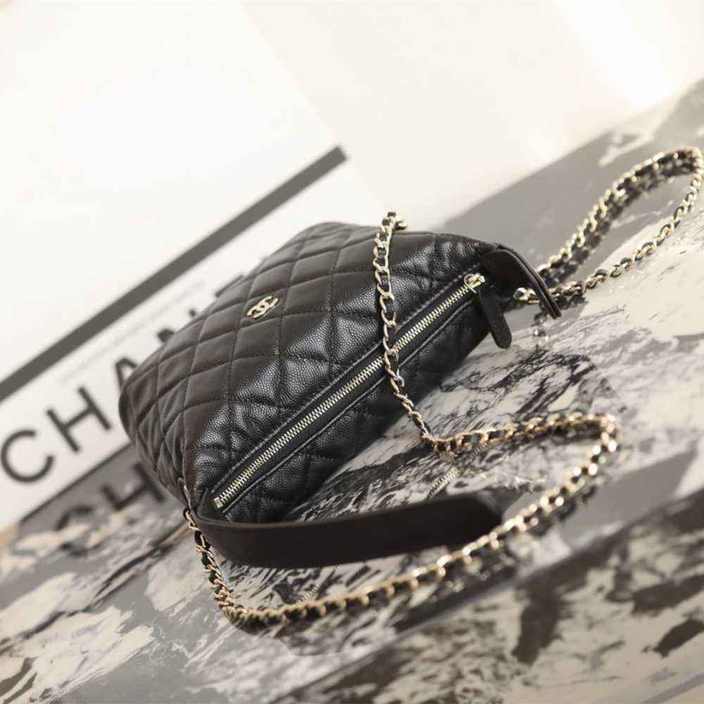 高仿Chanel*25C系列AP4386小牛皮Hobo手袋黑色免檢版
