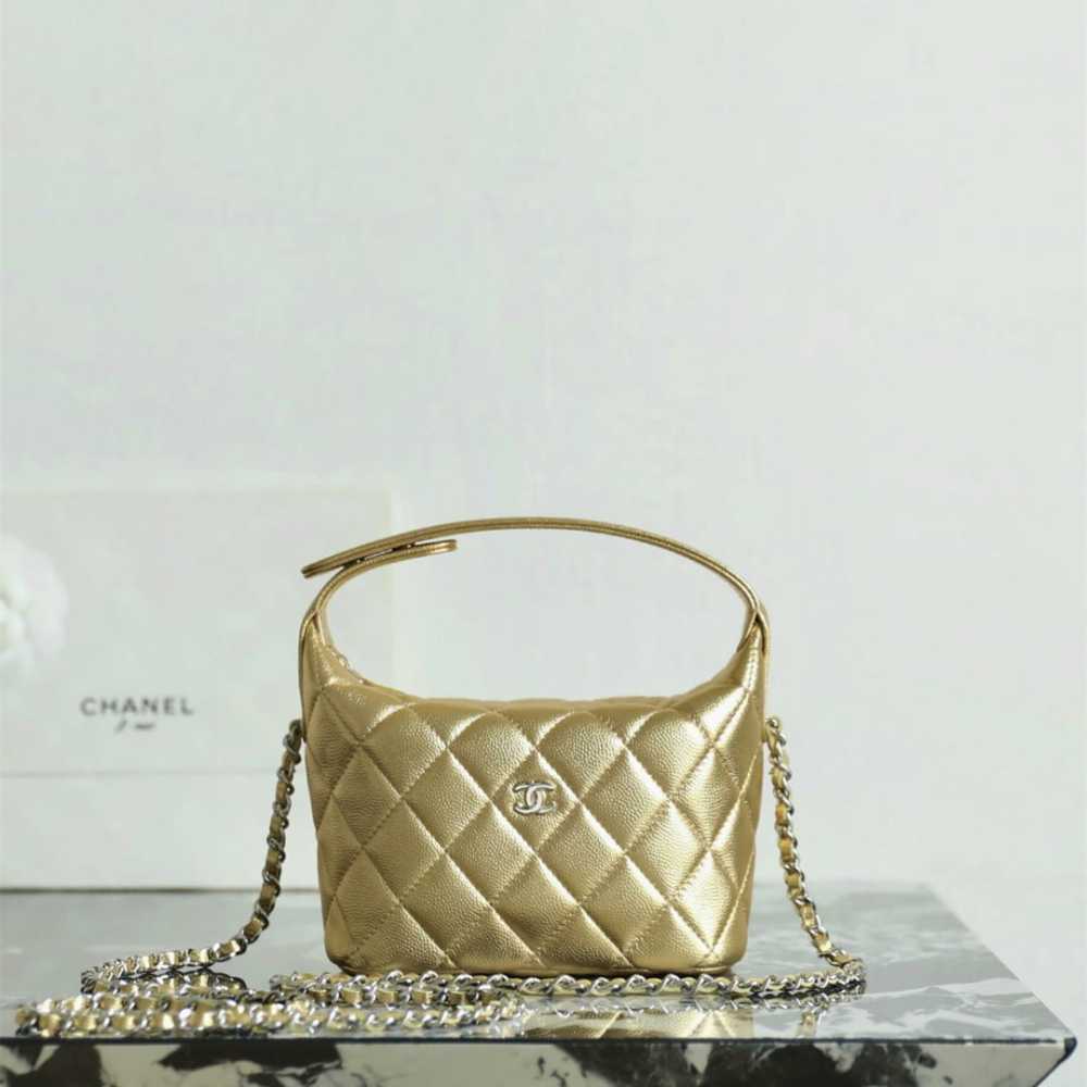 高仿Chanel*26P系列AP4386小牛皮Hobo手袋金色免檢版