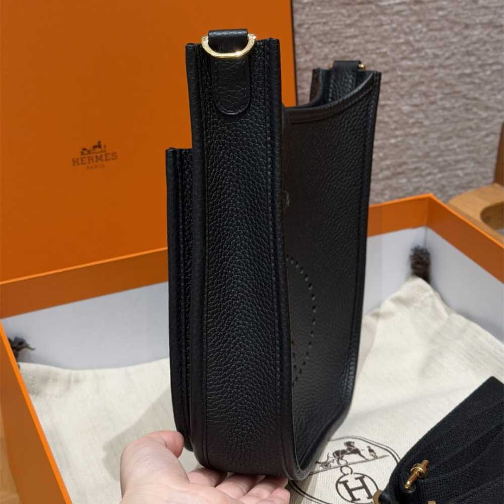 高仿Hermes*Evelyne23系列H087941CC89黑色金扣純手工
