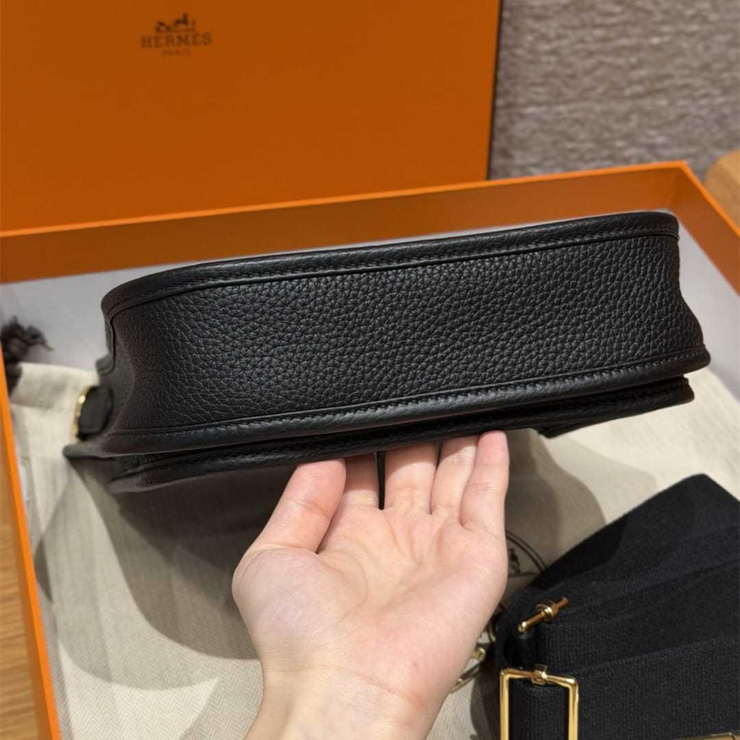 高仿Hermes*Evelyne23系列H087941CC89黑色金扣純手工