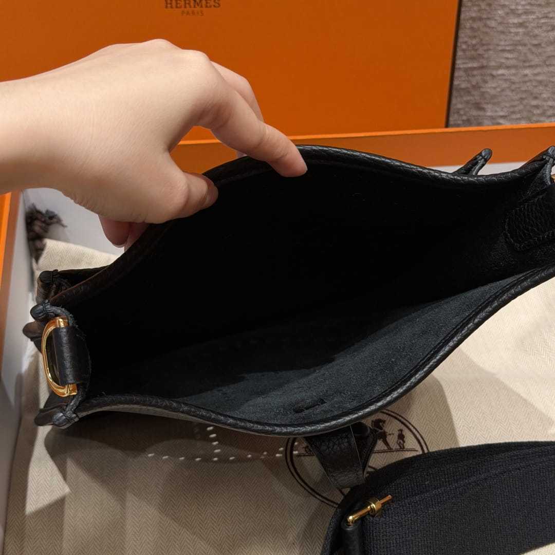 高仿Hermes*Evelyne23系列H087941CC89黑色金扣純手工