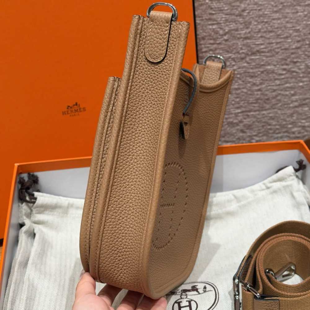 高仿Hermes*Evelyne23系列H087941CK1H餅乾色銀扣純手工