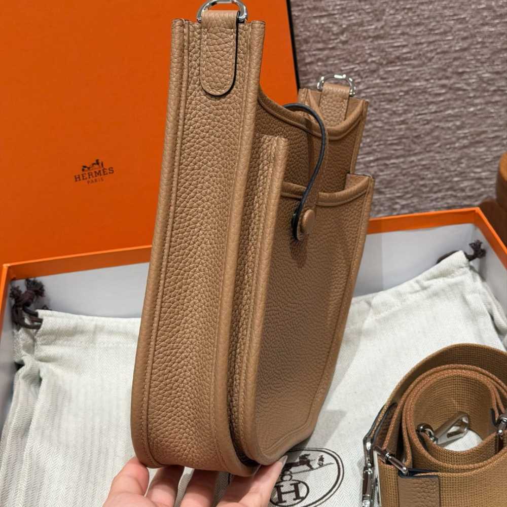 高仿Hermes*Evelyne23系列H087941CK1H餅乾色銀扣純手工