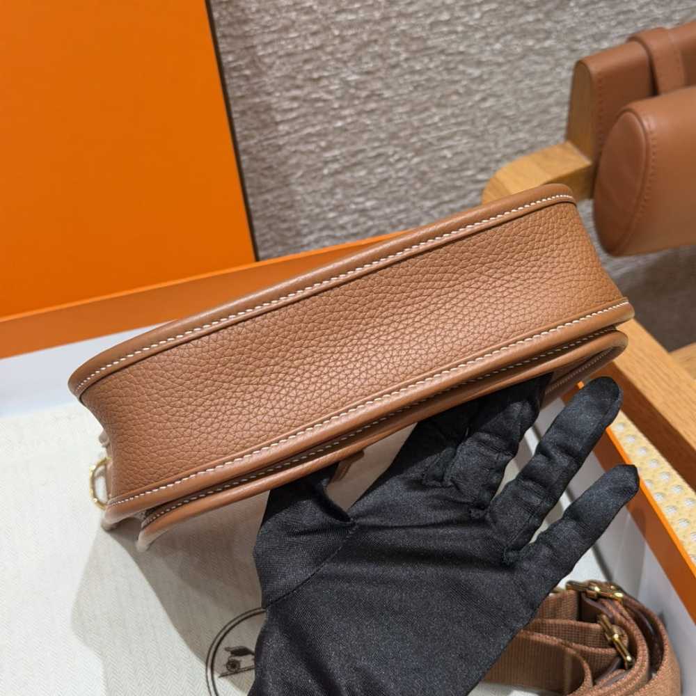 高仿Hermes*Evelyne23系列H087941CK37金棕色金扣純手工